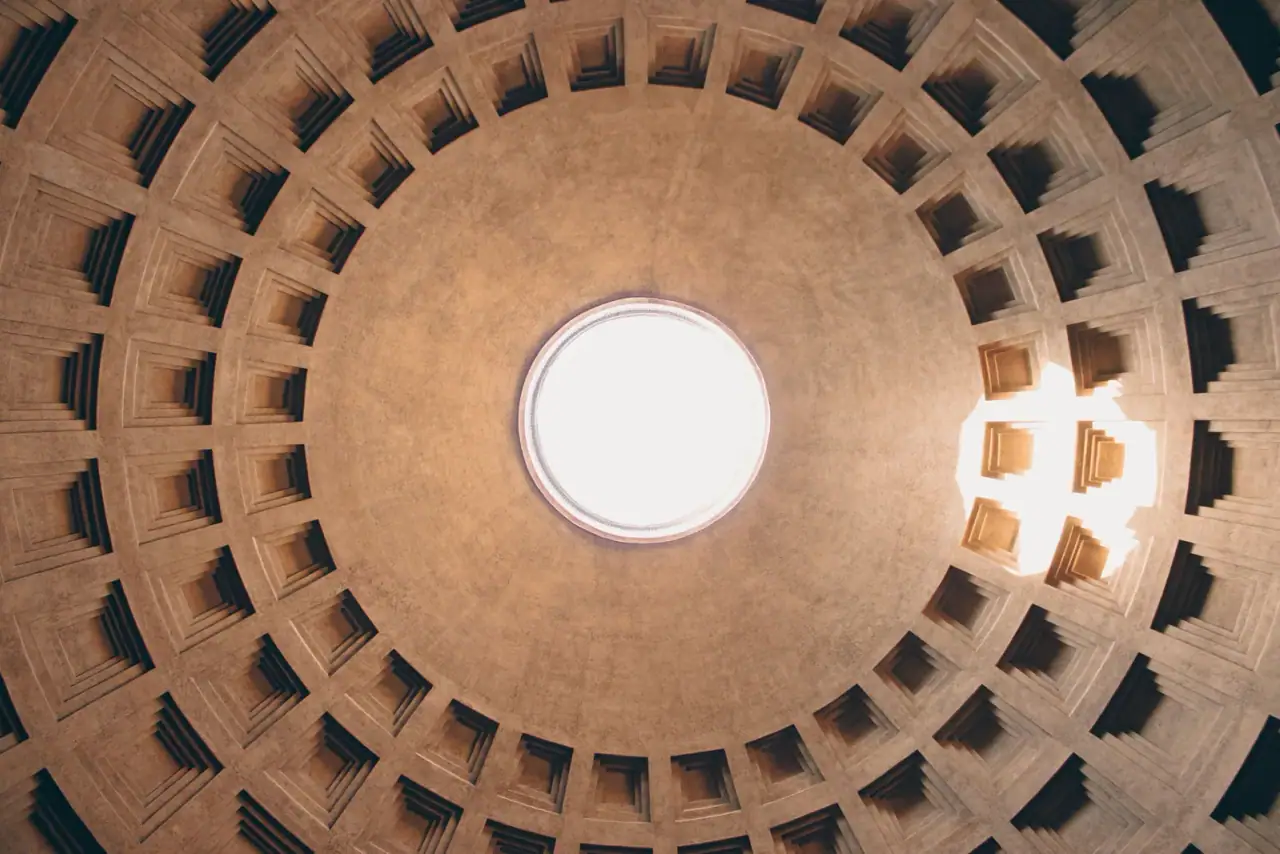 A Pantheon kupolája és az oculus