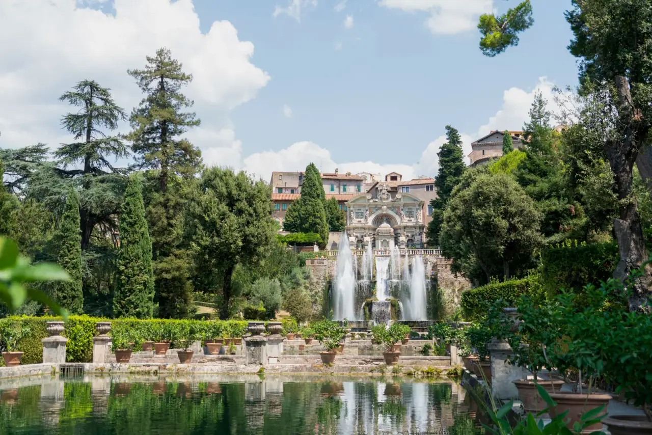 A Villa d'Este szökőkútjai Tivoliban